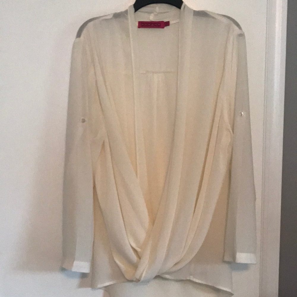 Boohoo wrap blouse